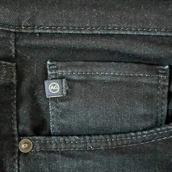 Ag Adriano Goldschmied Jeans The Stevie Slim Straight Ankle Dark Wash Size 30 - Picture 8 of 9